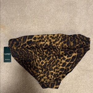 Lauren Ralph Lauren Leopard Print Bikini Bottom